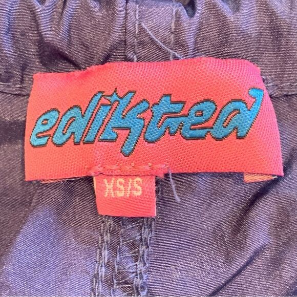 Edikted Blue Parachute Pants High Rise Size XS/S - Picture 5 of 10